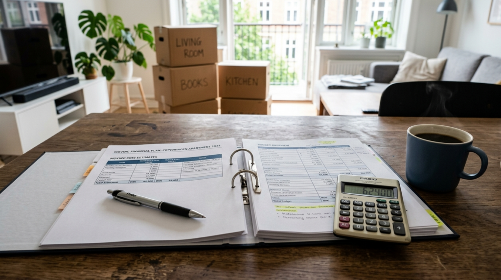 Close-up of a professional financial planning document on a